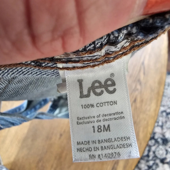 Lee Dungerees Shortall Overall Shorts Size Boy's 18 Months - Picture 5 of 6